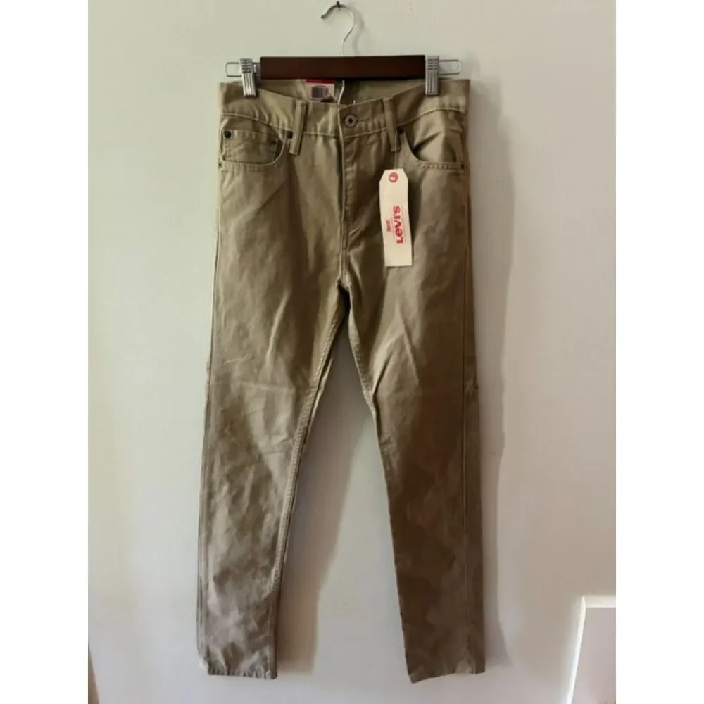 NWT Levi's 510 Skinny Khaki Jeans Men's 28x32 Pants